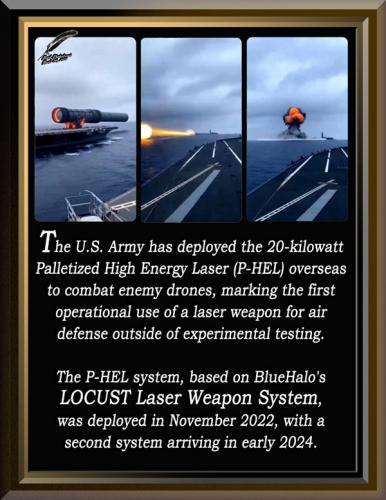 United States Deploys Advanced Laser Weapons