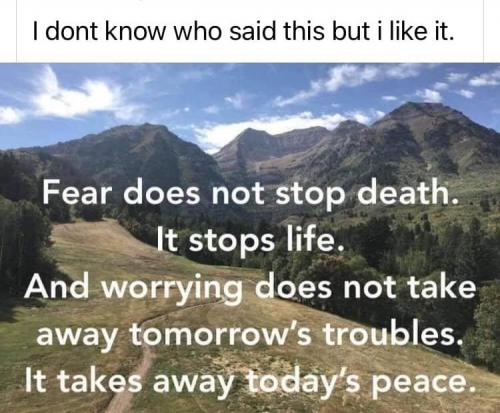 Fear - Does not stop death 2