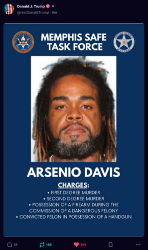 3-6-26 Arsenio Davis Arrest