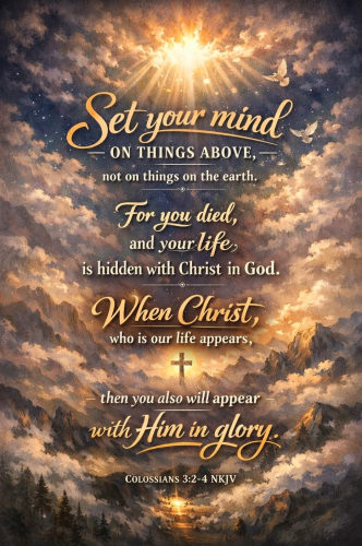 4-20-26 Set Your Mind on God