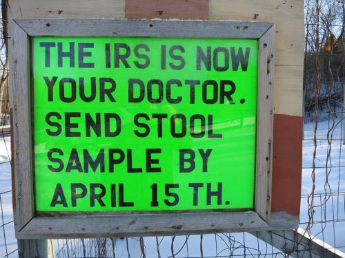 ZZZ-TAX DAY-IRS-TAX RETURN-STOOL SAMPLE