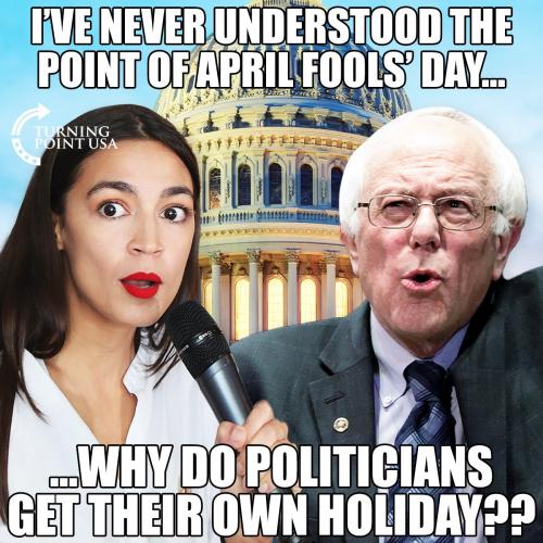 April Fools Day - Politicians get their own day