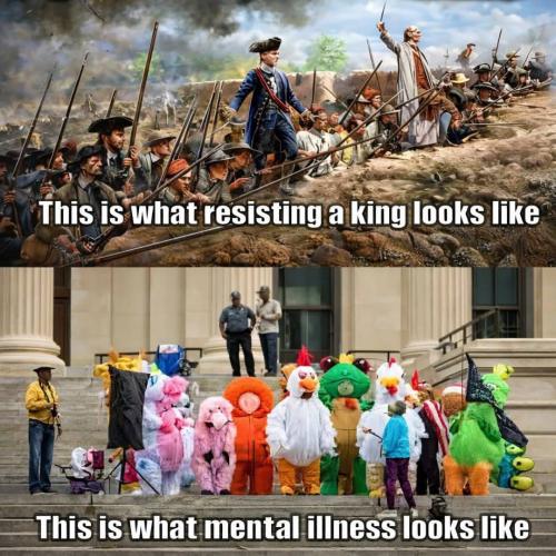 RESISTING A KING   GETTR