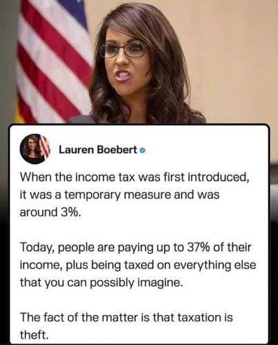 TAXATION IS THEFT   GETTR