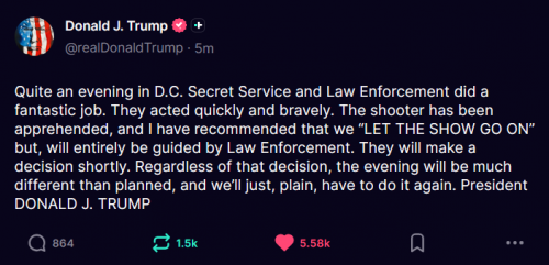 4-25-26 POTUS ON SHOOTING