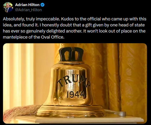 4-29-26 Close up of Trump Bell