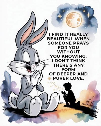 Bugs Bunny pray