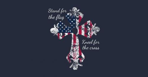 181016StandforFlagKneelforCross