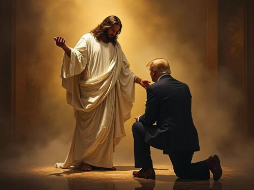 Trump Kneels