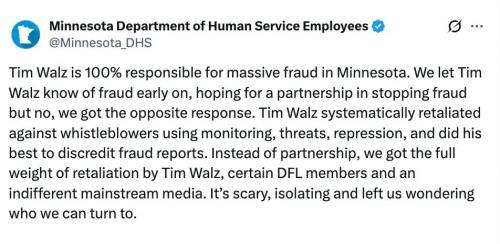 TIM WALZ MINNESOTA POS