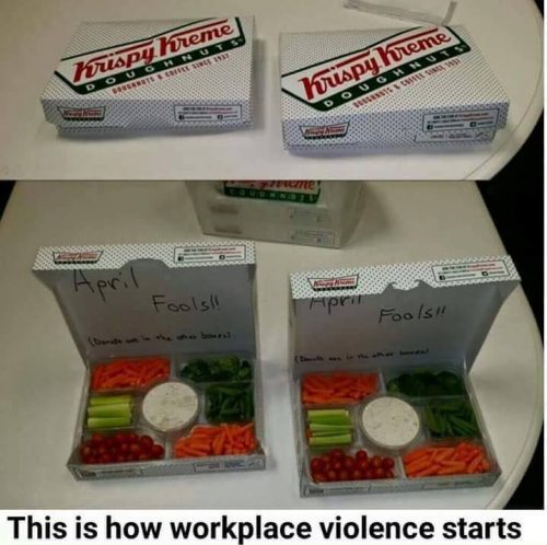 April Fools Day - Krispy Kreme