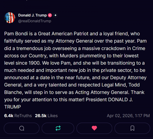 4-2-26 Pam Bondi
