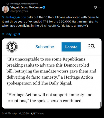 4-17-26 Republicans who Sold us Out