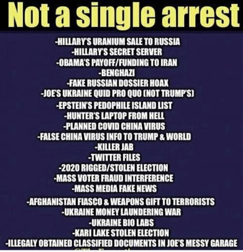not a single arrest 1