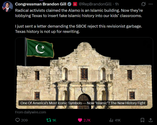 4-10-26 Rep Brandon Gill - TEXAS
