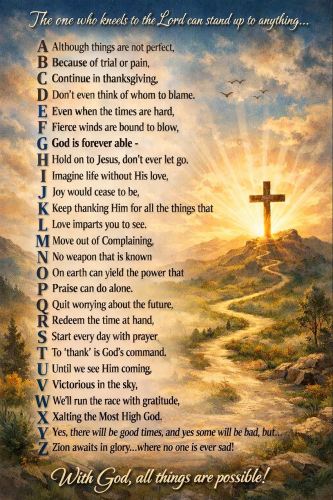 4-28-26 A TO Z with GOD