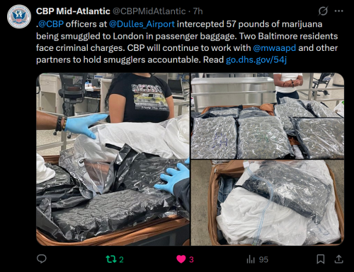 5-1-26 Dulles Airport Bust