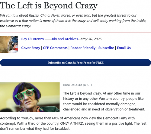 Screenshot 2026-05-30 at 14-53-51 The Left is Beyond Crazy Canada Free Press