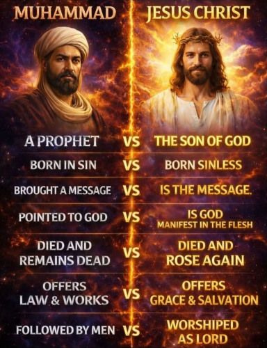 5-17-26 MUHAMMAD VS JESUS CHRIST