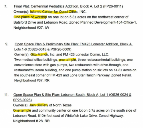 5-14-26 PLANS FOR A NEW MOSQUE AND TWO NEW HINDU CENTERS