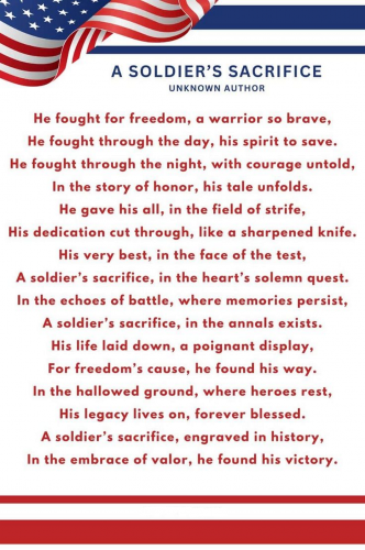 5-23-26 A Soldiers Sacrifice