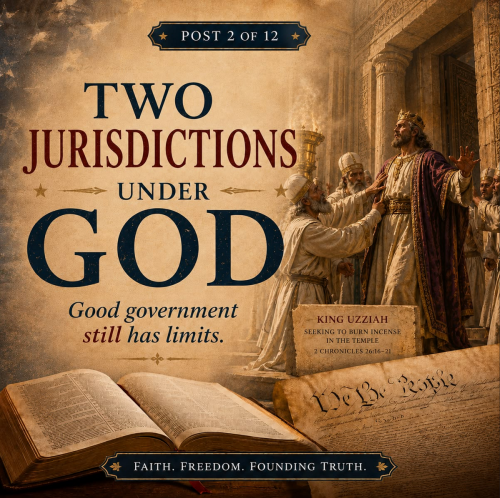 5-29-26 Separation of Church and State - 2 Chronicles 26 - King Uzziah