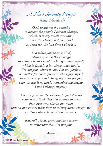 5-11-26 A NEW SERENITY PRAYER