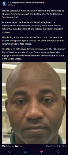 5-14-26 Zakaria Songotoua #IllegalAlien Arrested