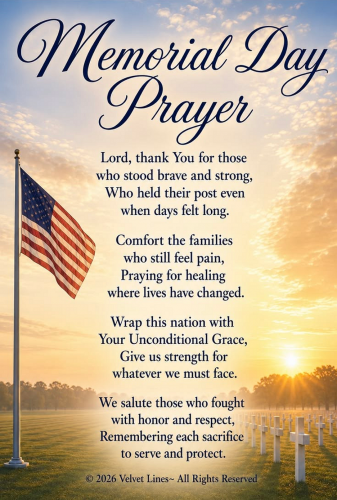 5-25-26 MEMORIAL DAY PRAYER