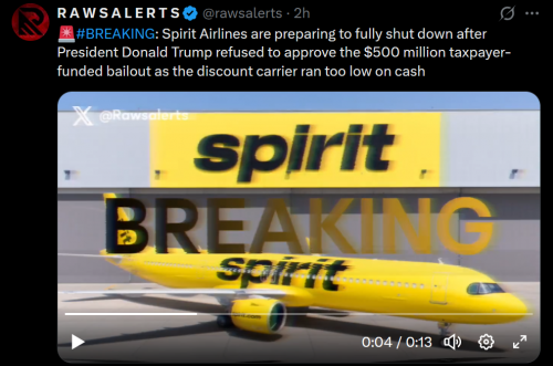5-1-26 Goodbye Spirit Airlines