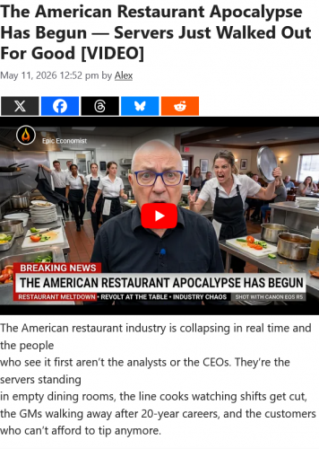 Screenshot 2026-05-11 at 15-34-55 The American Restaurant Apocalypse Has Begun — Servers Just Walked Out For Good VIDEO - Citizen Watch Report