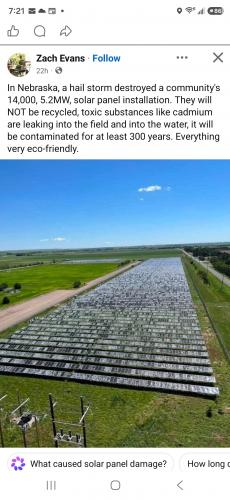 Solar Panels Damage