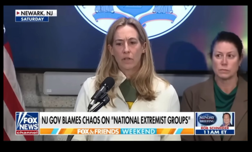NJ gov admits organized groups cause the problem