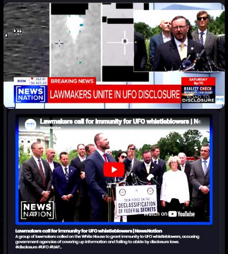 Lawmakers Unite in UFO Diisclosure ~POST~