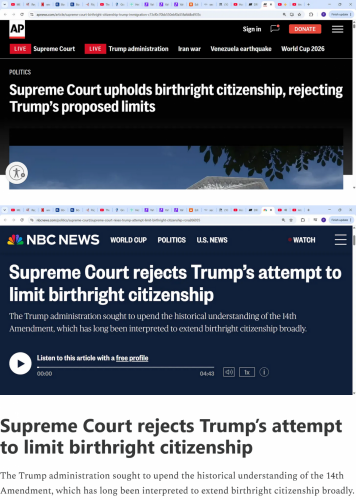 Screenshot 2026-06-30 at 16-28-18 SCOTUS (Supreme Court) rejects POTUS Trump's executive order declaring that children born to people who are in the United States illegally or temporarily are not American citizens ruling 6-3 t[...]