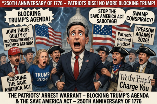 6-2-26 @LeaderJohnThune Guilty of Blocking The #SaveAmericaAct