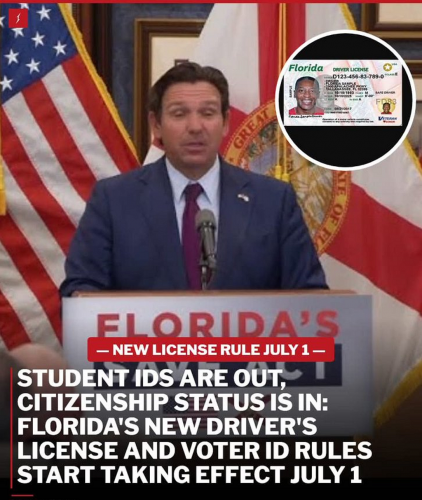 6-6-26 NEW DRIVER'S LICENSE IN FLORIDA