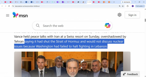 Screenshot 2026-06-21 at 15-53-59 Iran has closed Strait of Hormuz AGAIN as FOX news says its open deceiving the American people Vance is now the face of negotiations as Iran states that 'it had shut the Strait of Hormuz and