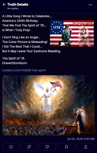 Washington's Vision of an Angel for X
