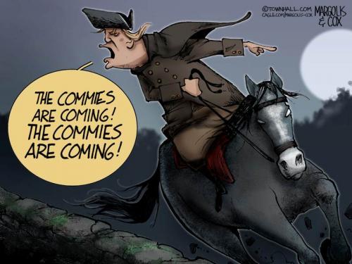 THE COMMIES ARE COMING