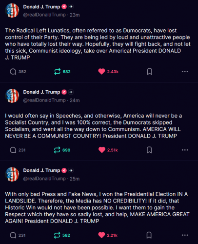 7-11-26 Trump Posts