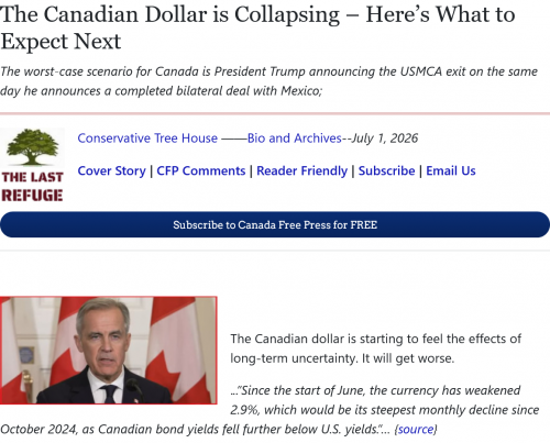 Screenshot 2026-07-01 at 14-20-22 The Canadian Dollar is Collapsing – Here’s What to Expect Next Canada Free Press