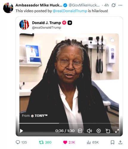 Trump Post on TDS