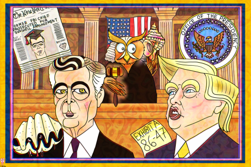 James Comey Political Cartoon smaller
