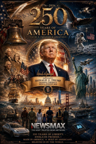 7-10-26 250th Collage featuring Donald J. Trump