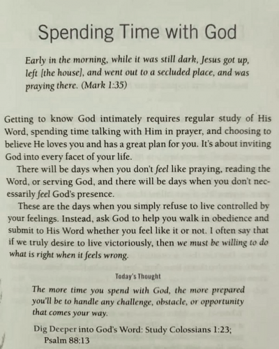 7-16-26 Spending Time with God