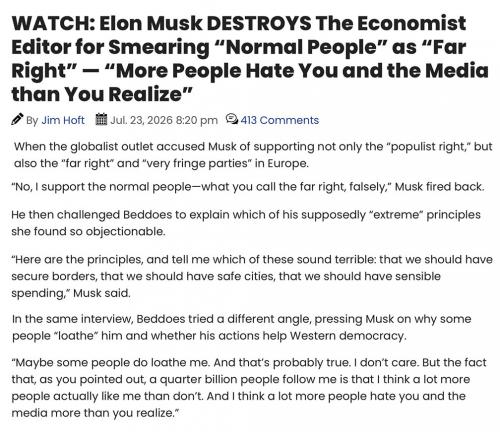 Musk on lefty pop