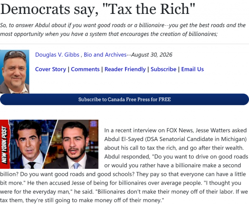 Screenshot 2026-08-30 at 11-48-34 Democrats say Tax the Rich Canada Free Press