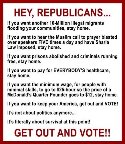 REPUBLICANS STAY HOME 2